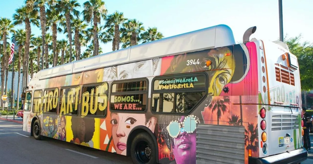 Inside L.A.’s roaming public art exhibit, the Metro Art Bus