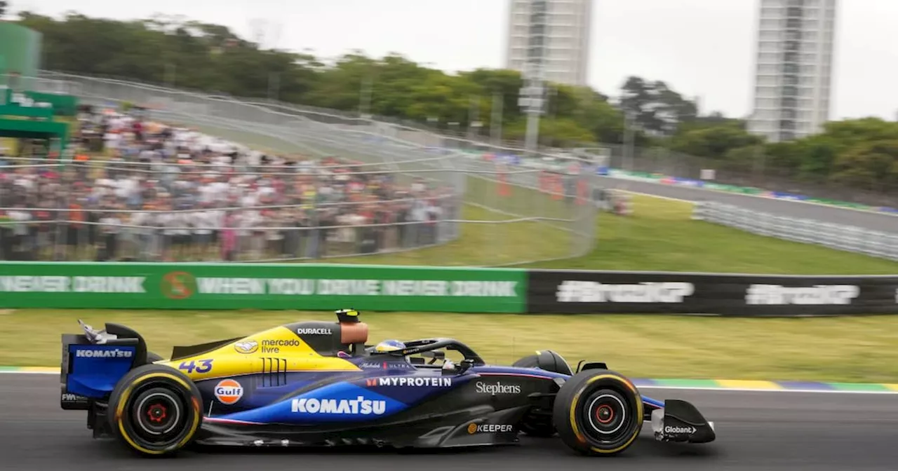 Franco Colapinto corre el Sprint en Interlagos: larga desde la 14° posición