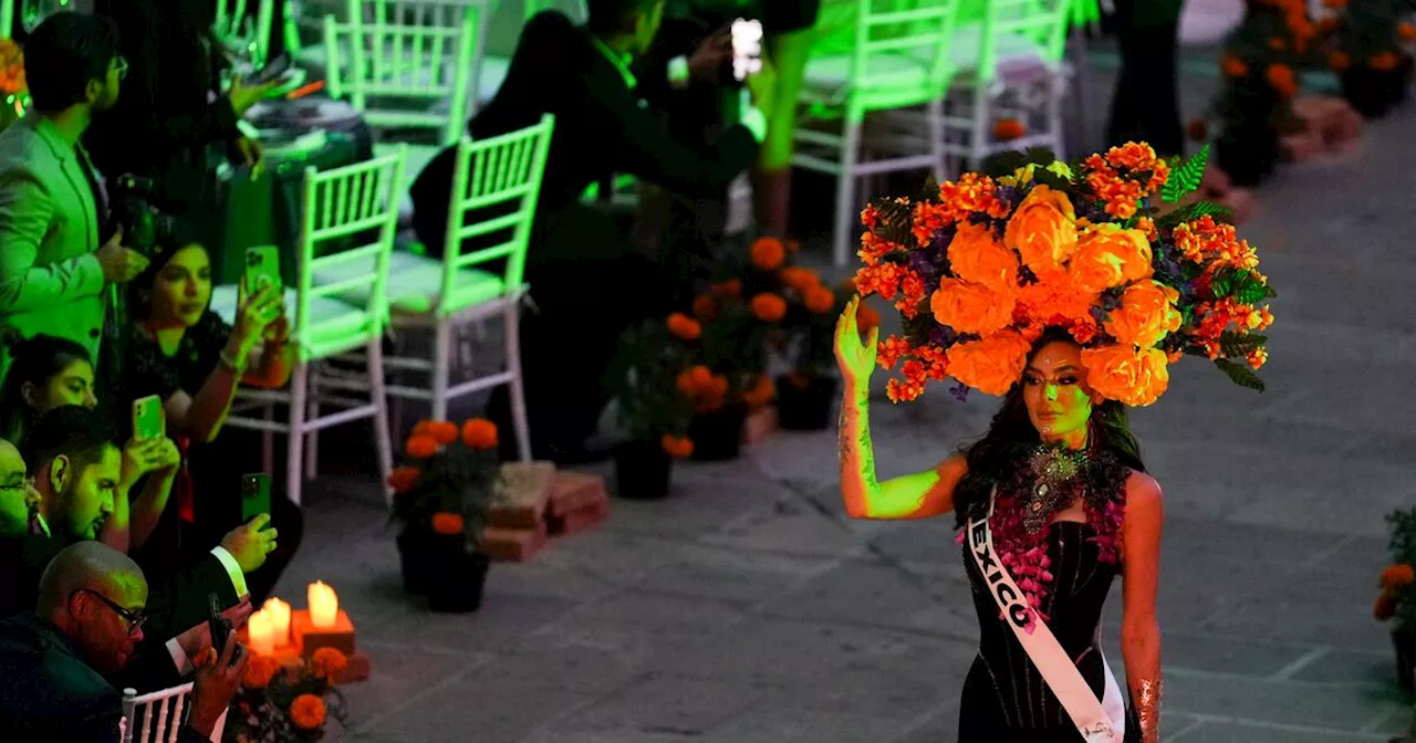 Miss Universo se llena de color con La Gala de las Catrinas