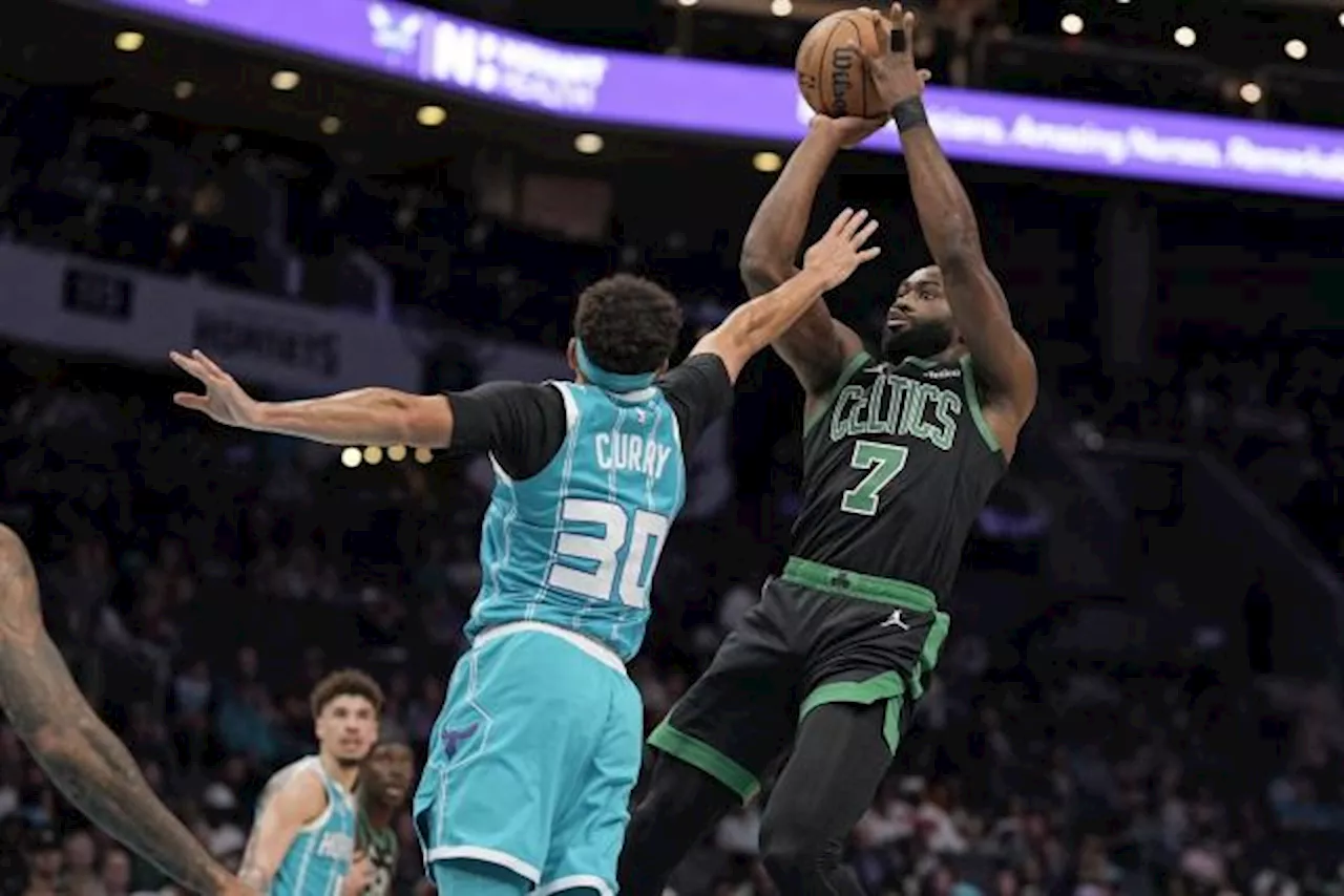 Les Boston Celtics s'imposent dans la douleur face aux Charlotte Hornets en NBA