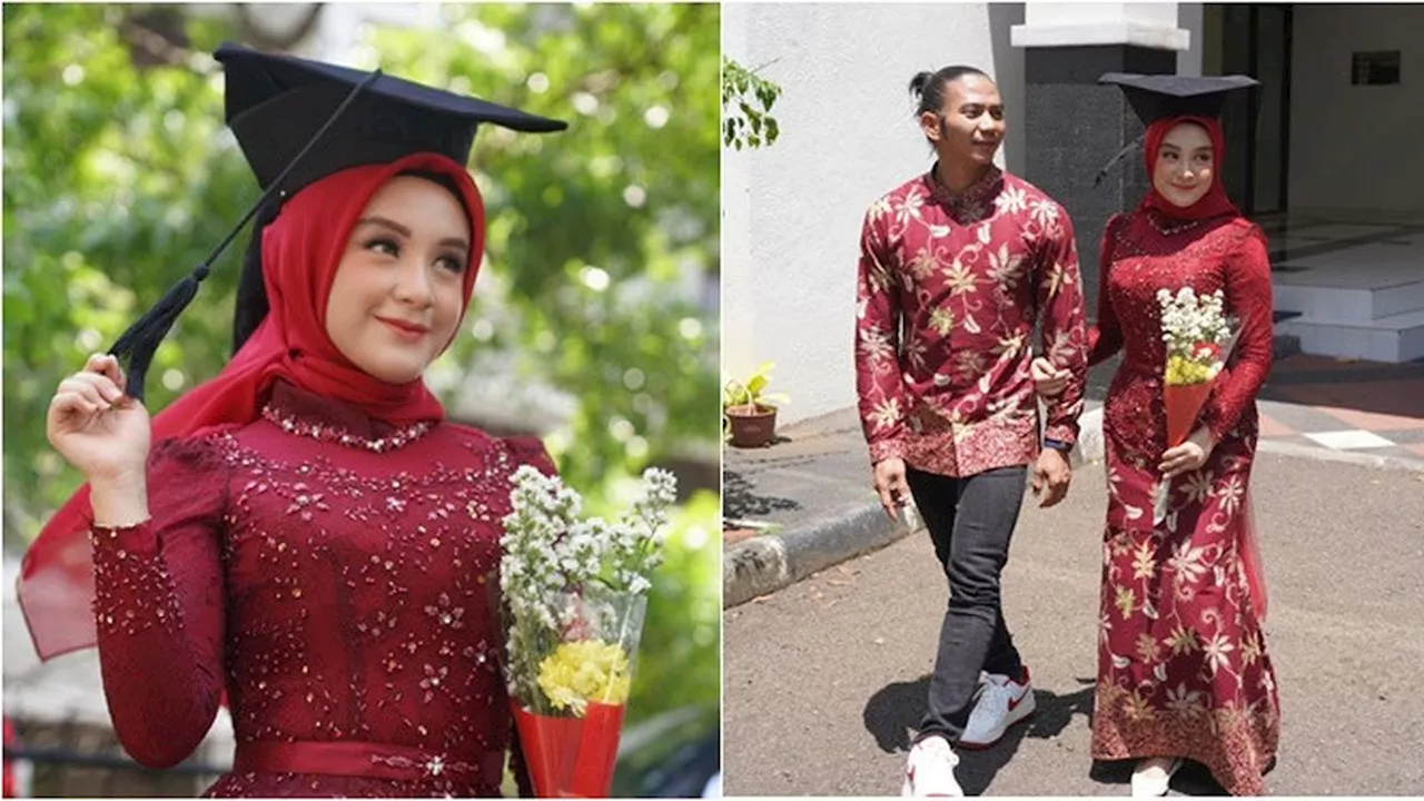 6 Potret Wisuda Hersa Rahayu Istri Rizki DA, Menawan Pakai Kebaya Merah