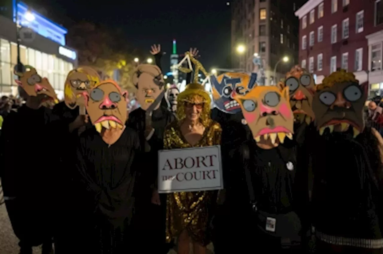 Fright night New York Halloween parade blends spooky with satire ahead