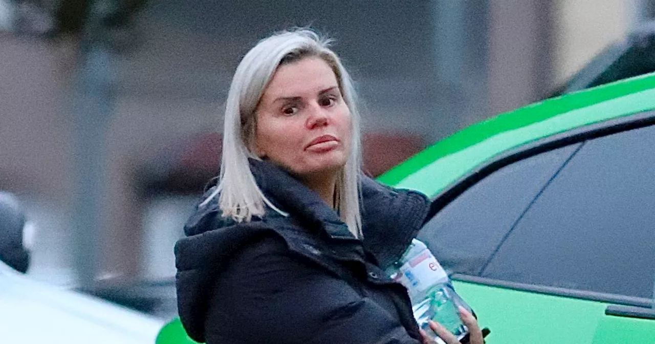 Kerry Katona seen as she clarifies Ryan Mahoney 'split' amid family health scare