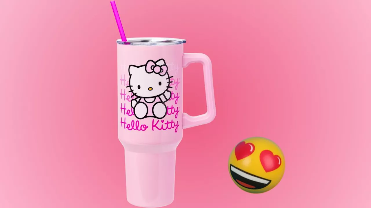 Este es el vaso de Hello Kitty tipo Stanley que Amazon tiene a un súper precio