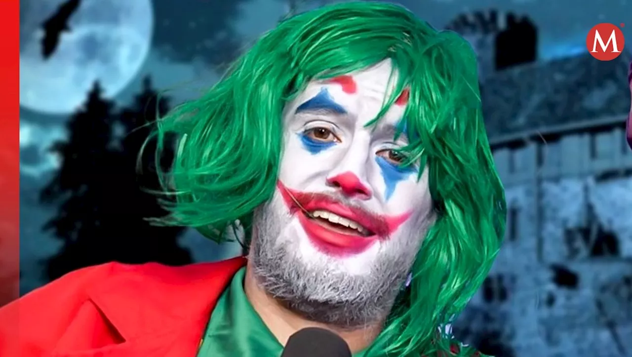 Adrián Marcelo sorprende al caracterizarse como el 'Joker'