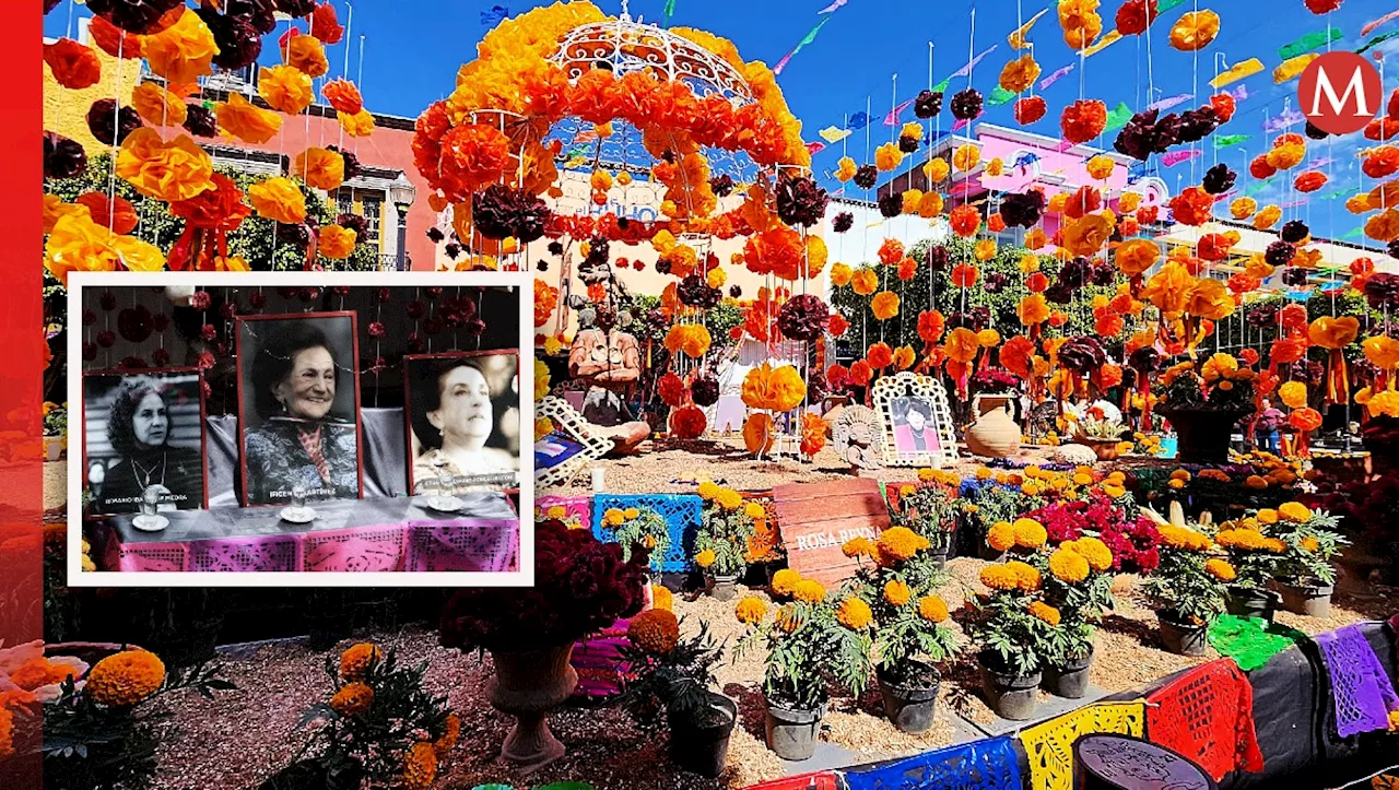 Colocan altar de muertos gigante en el Centro de Tlaquepaque; aquí su ubicación y características