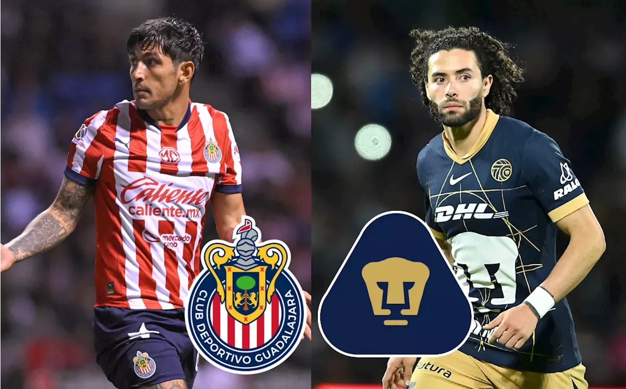 D Nde Ver Chivas Vs Pumas En Vivo Partido De La Jornada Liga Mx Del Apertura