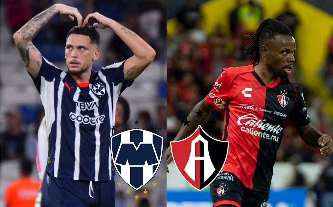 Monterrey vs Atlas: ¿Dónde VER el partido de la jornada 15 de la Liga Mx 2024?