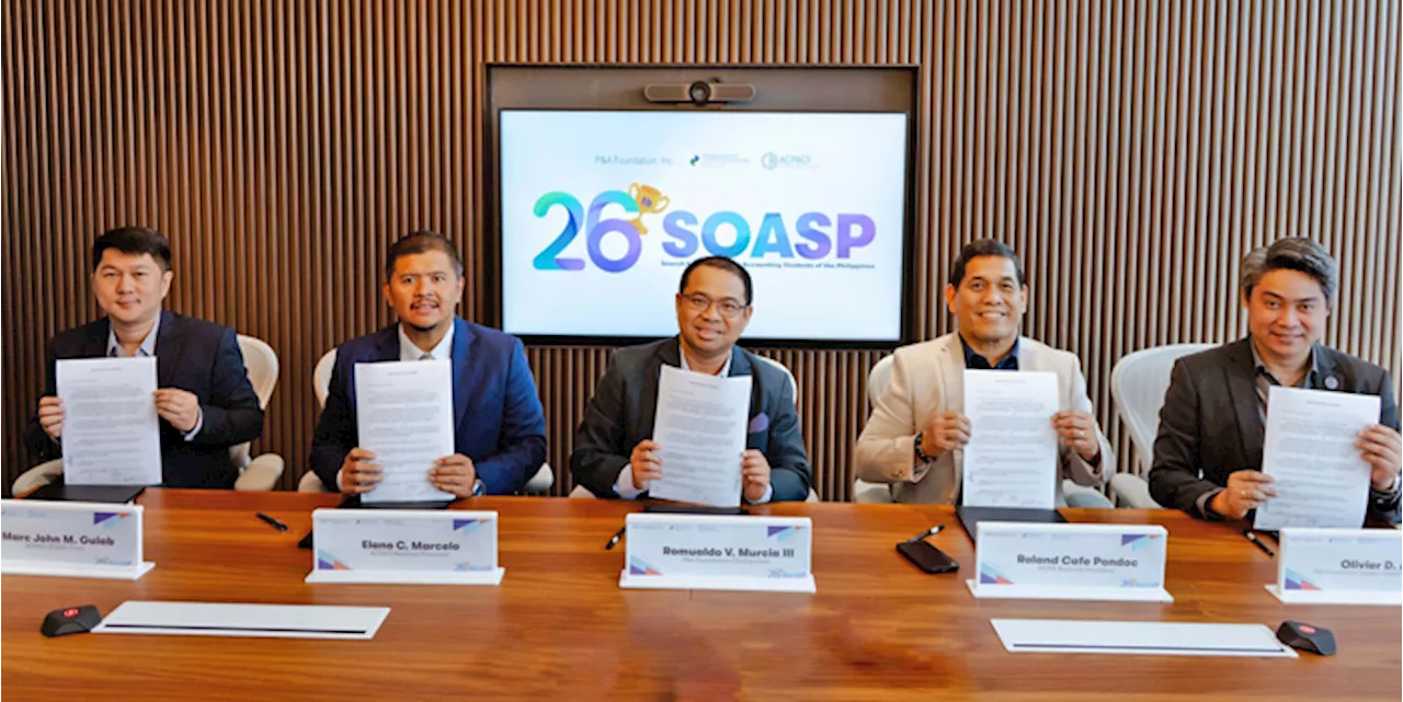 26th SOASP launched to recognize the Philippines’ top accounting students