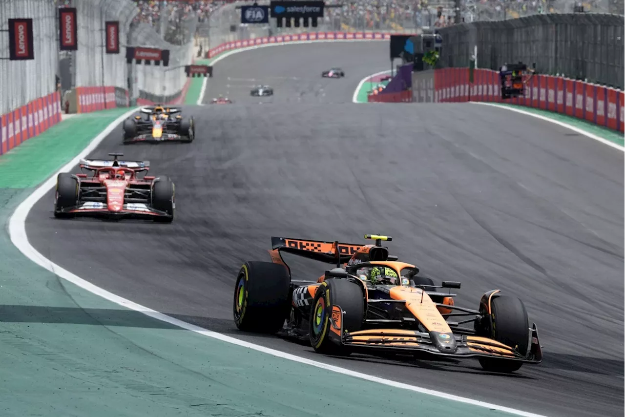 F1 Brazilian GP: Piastri hands Norris Sprint victory, Verstappen third