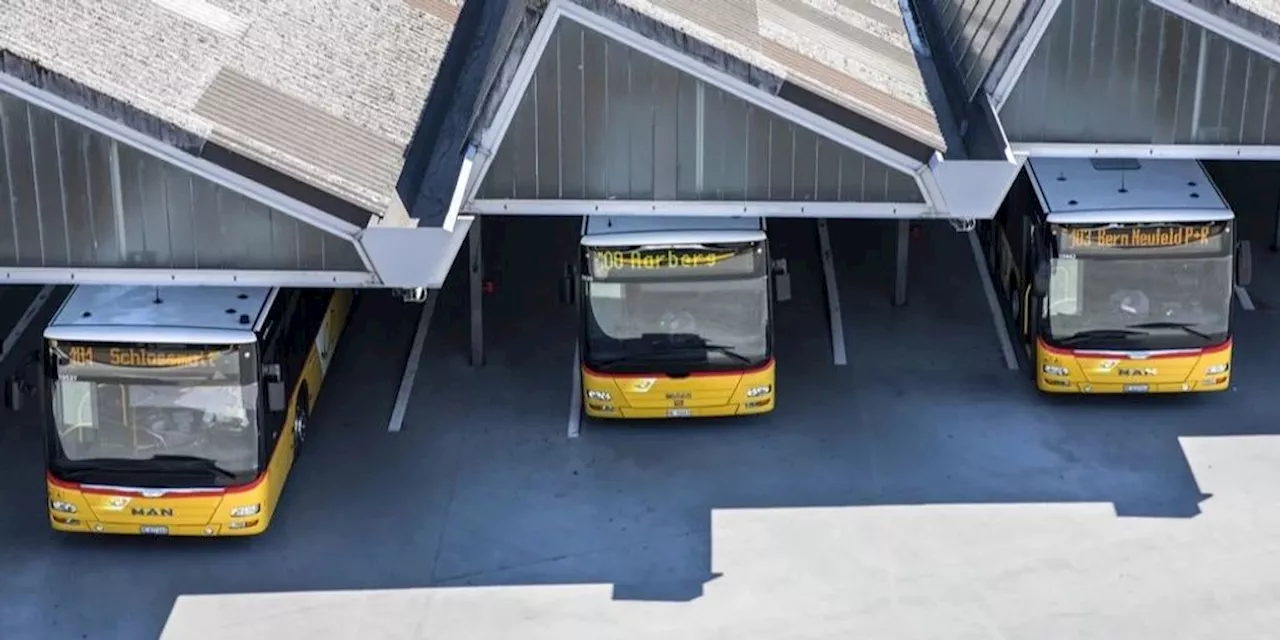 Postauto: Neue E-Busse passen in Bern nicht unters Bahnhof-Dach