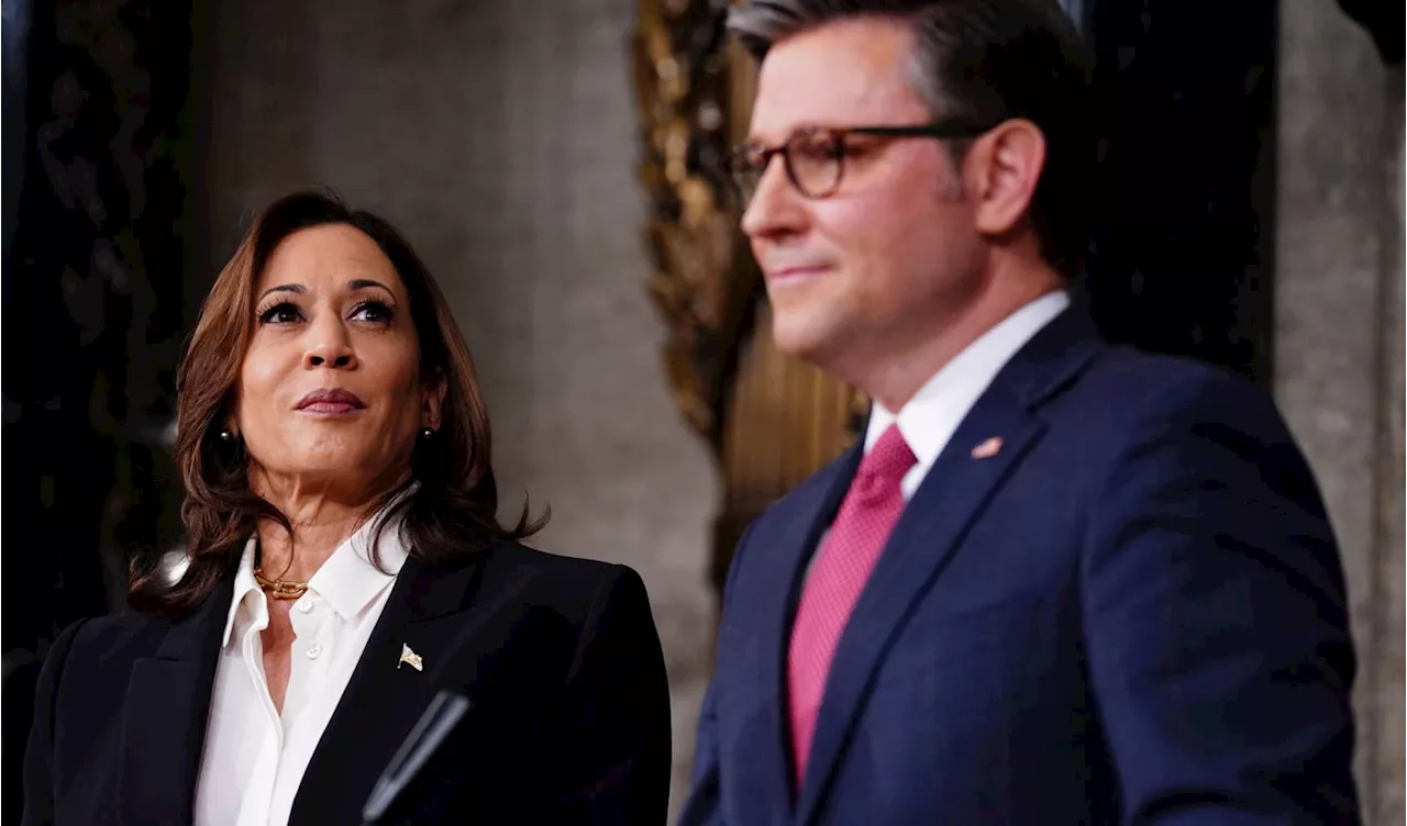 Harris defends CHIPS Act after House Speaker Johnson suggests GOP would try to repeal law