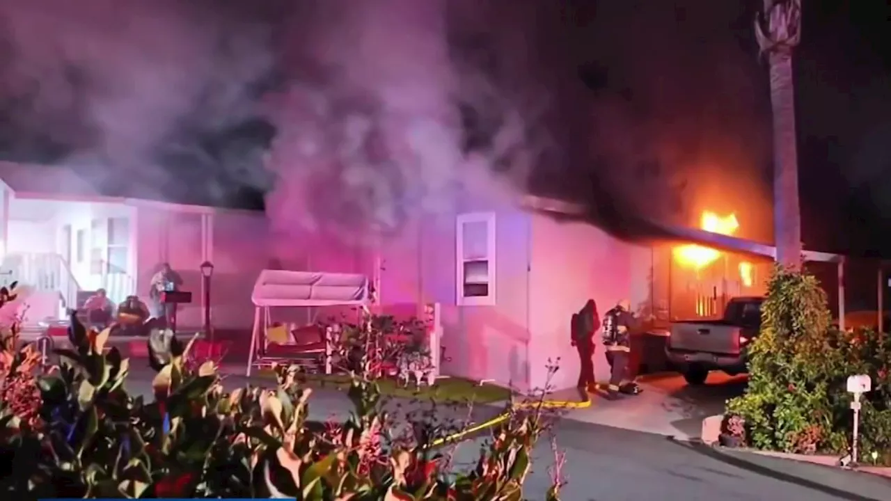 Uber Eats driver recounts rescuing woman from her burning home in Vista