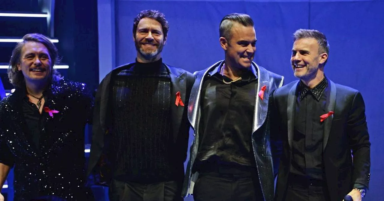 Gary Barlow teases Robbie Williams' 'return to Take That'