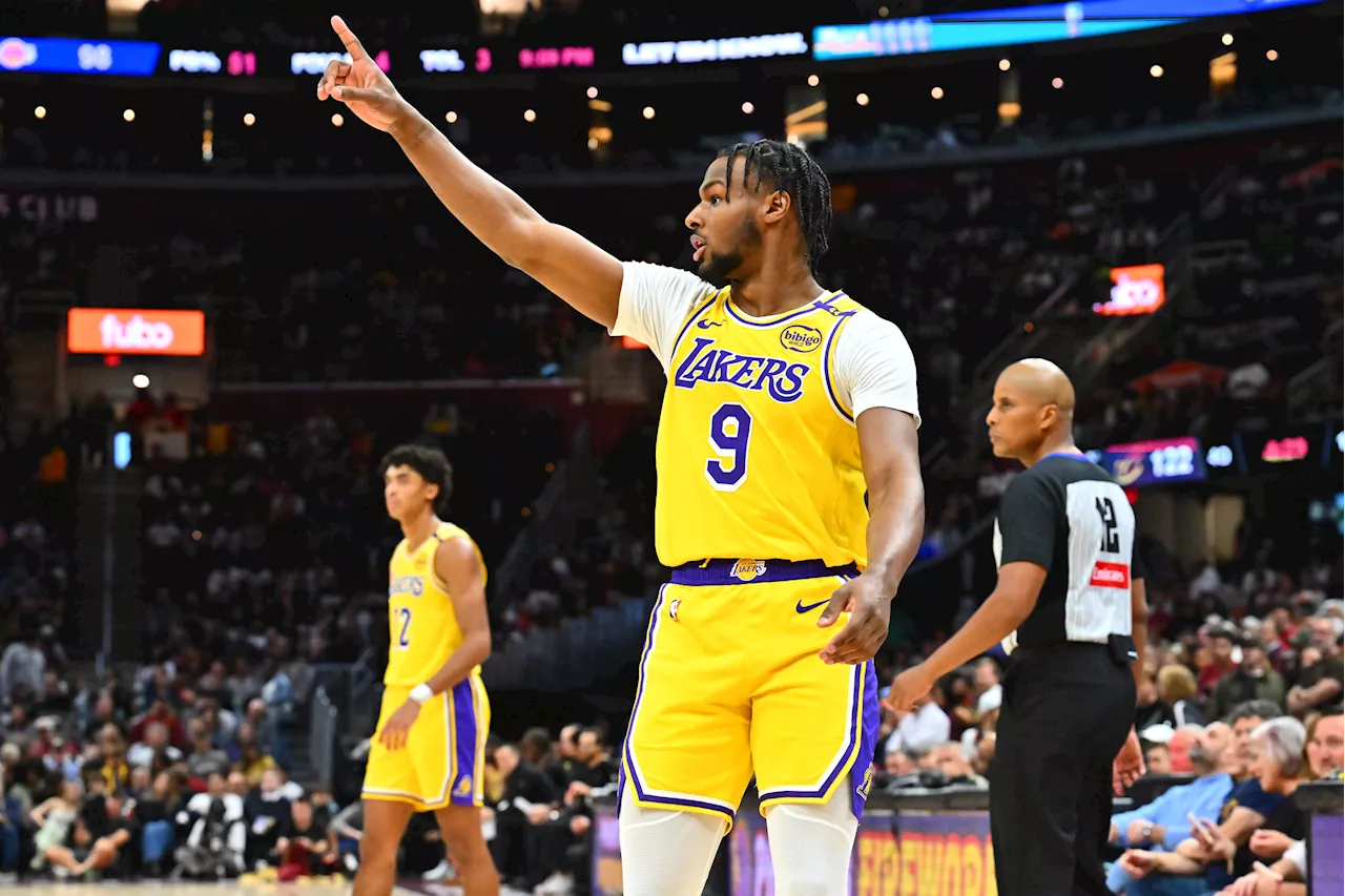 How Many Points Did Bronny James Score in Lakers Win vs Raptors?
