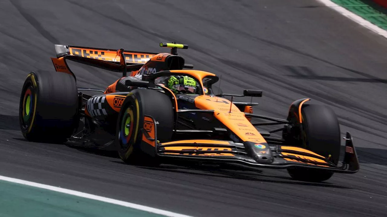 Norris wint sprintrace in Brazilië en loopt twee punten in op Verstappen