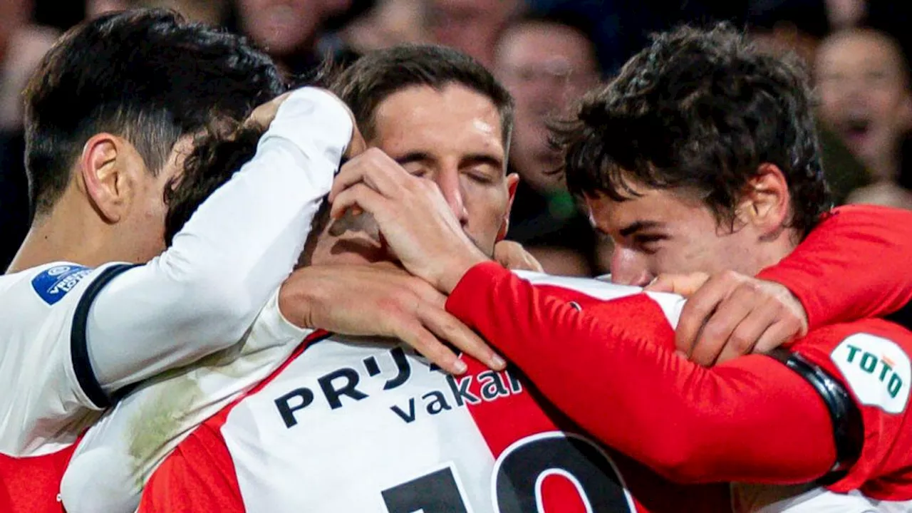 Feyenoord verslaat AZ met 3-2 • Fortuna wint met 3-0 van Heerenveen