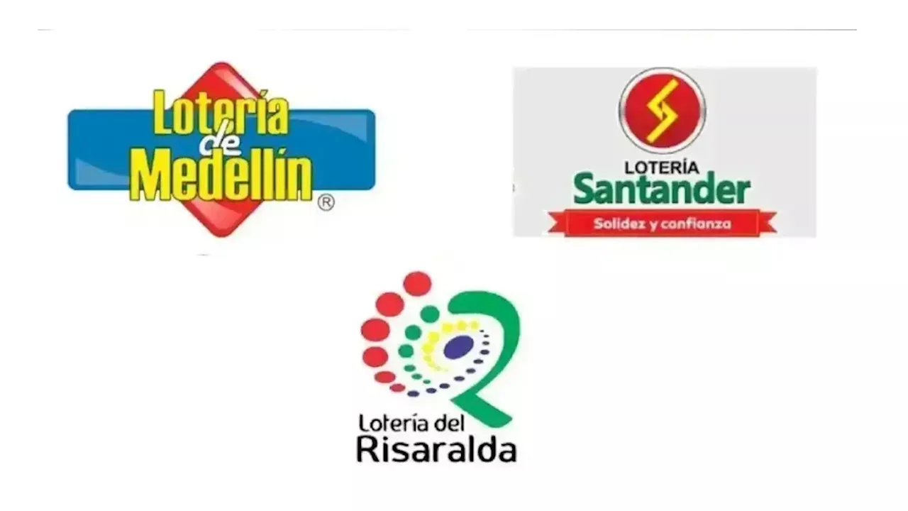 Resultados loterías de Medellín, Risaralda y Santander del 1 de noviembre de 2024