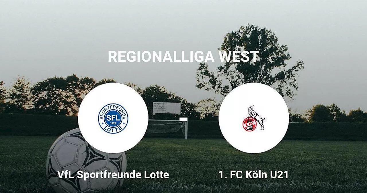 1. FC Köln U21 sichert sich knappen Sieg gegen VfL Sportfreunde Lotte