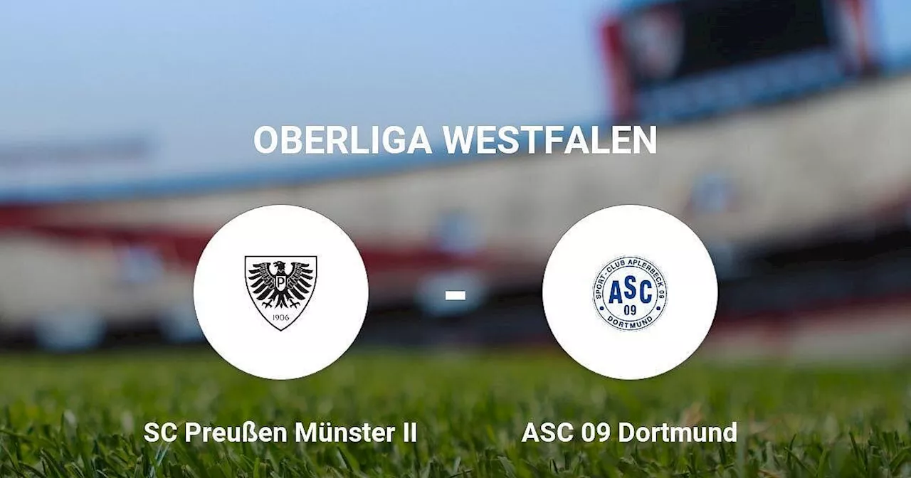 ASC 09 Dortmund sichert sich knappen Sieg gegen SC Preußen Münster II