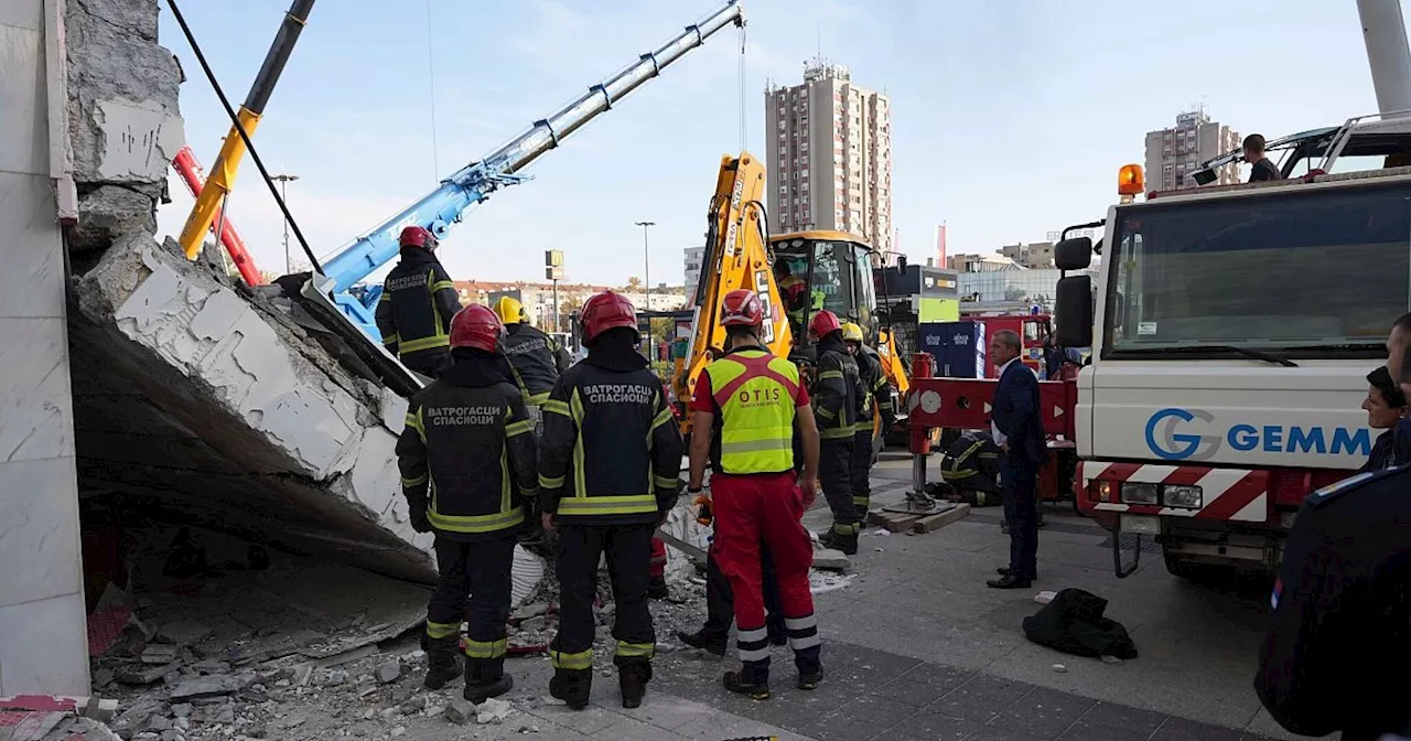 Weitere Tote nach Einsturz von Bahnhofsvordach in Serbien