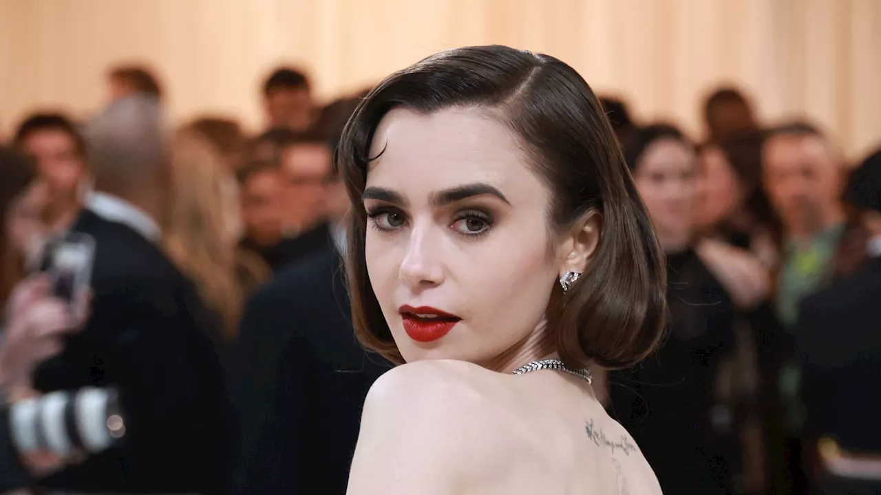 Lily Collins' Schwiegermutter hatte schon Liebes-Vorahnung