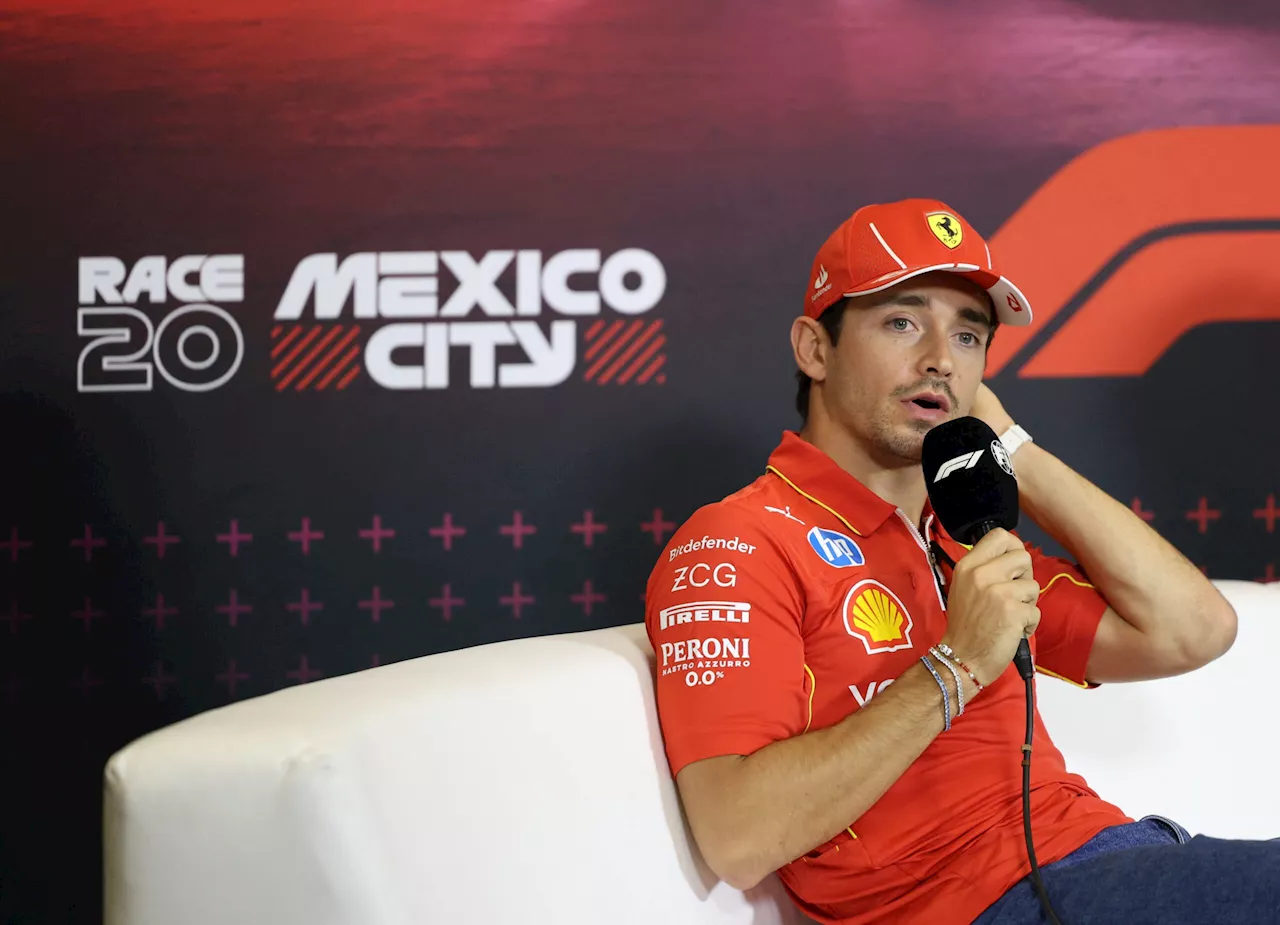 Charles Leclerc fined for swearing, stewards say Max Verstappen was worse