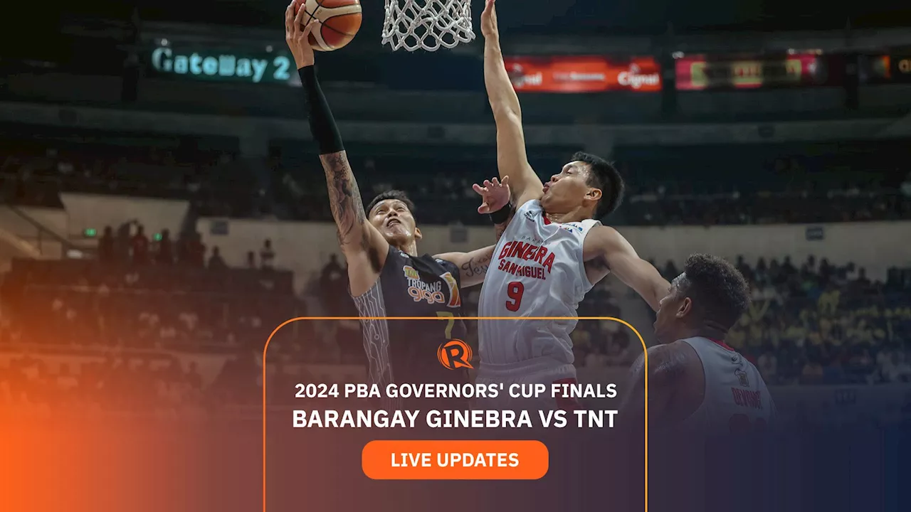 LIVE UPDATES: Ginebra vs TNT – PBA Governors’ Cup Finals, Game 4