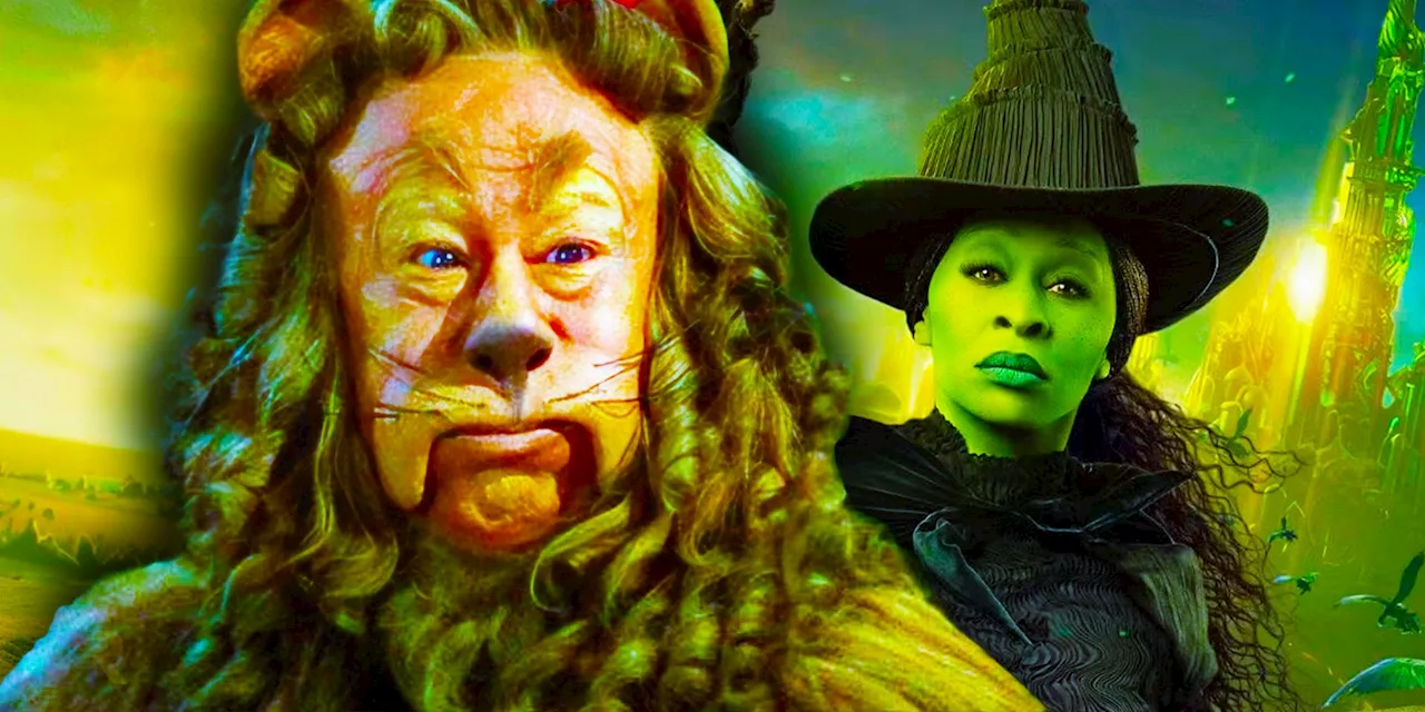 The Cowardly Lion's Origin In Wicked Before Wizard Of Oz Explained