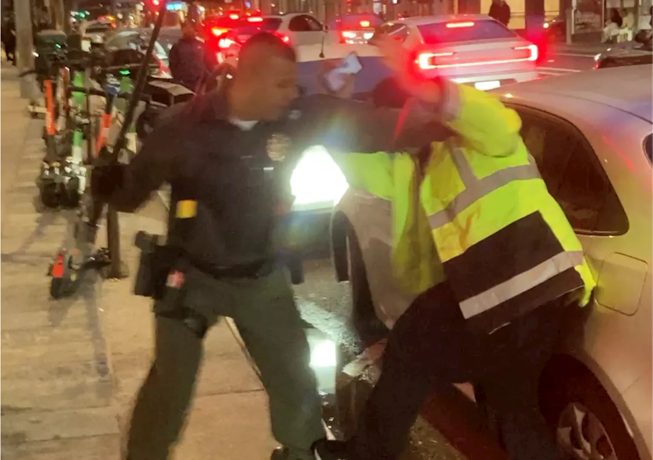 Target security guard beats man repeatedly with baton