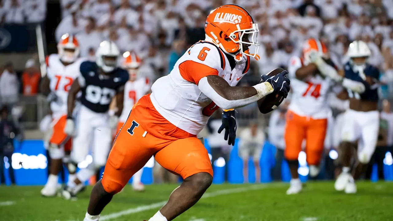 Watch: Illinois RB Josh McCray Breaks Tackles on Big Scoring Run