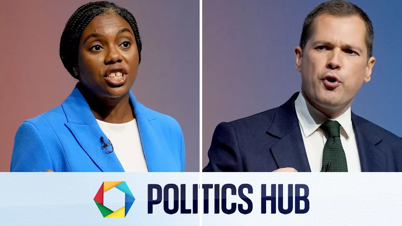 Politics latest: Kemi Badenoch or Robert Jenrick to be crowned new Tory leader today