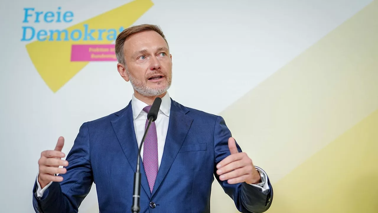 Christian Lindner beklagt Indiskretion wegen FDP-Grundsatzpapier