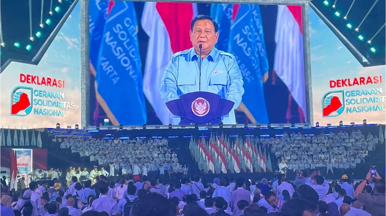 Ajak Semua Elemen Bersatu, Prabowo Tak Mau melihat Indonesia Selalu Dianggap Sebagai Negara Miskin