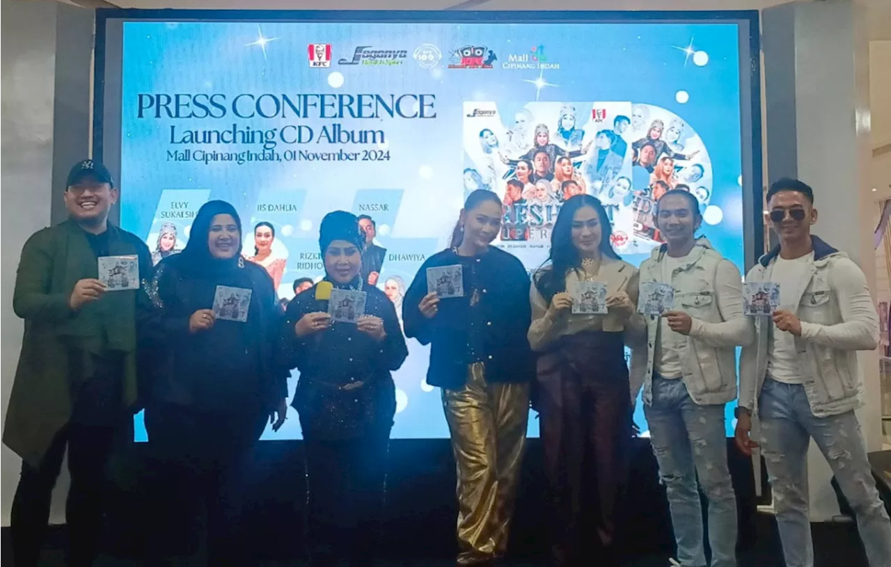 Inul Daratista hingga Elvy Sukaesih Rilis CD Album Freshdut Superstars