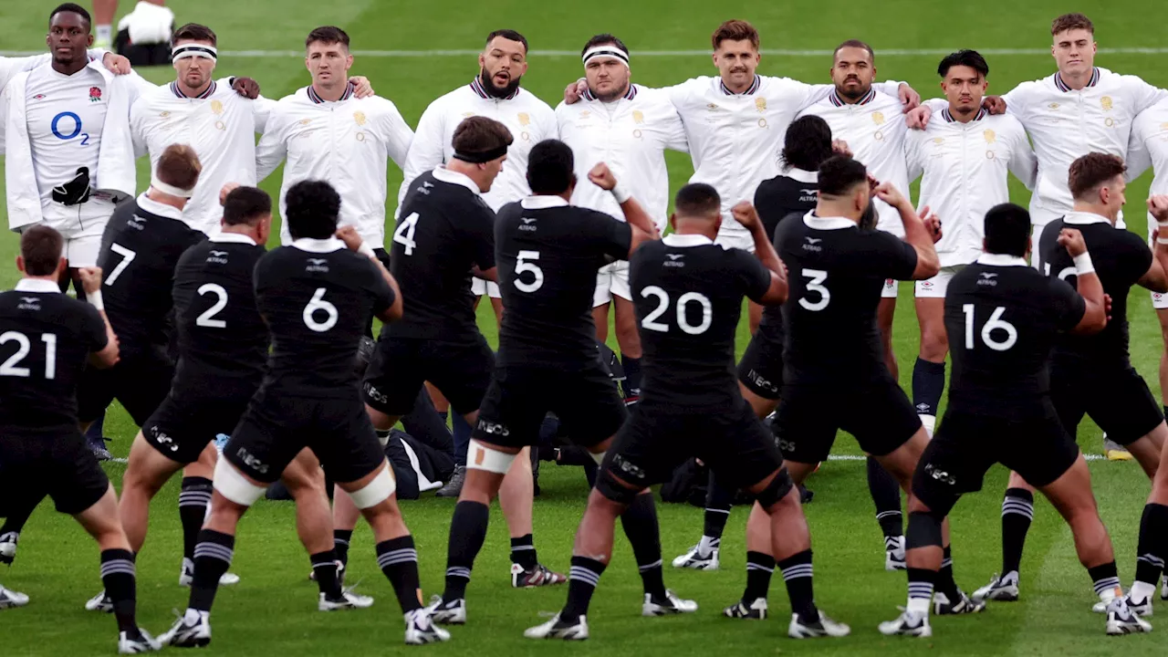 – England and New Zealand in spine-tingling stand-off after Haka controversy...