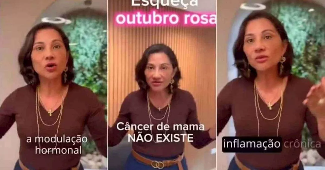 Justiça determina que médica que negou existência de câncer de mama retire vídeos das redes sociais