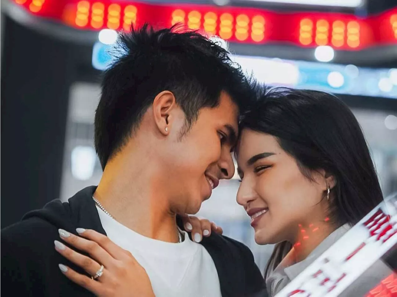 Kiefer Ravena, Diana Mackey are engaged