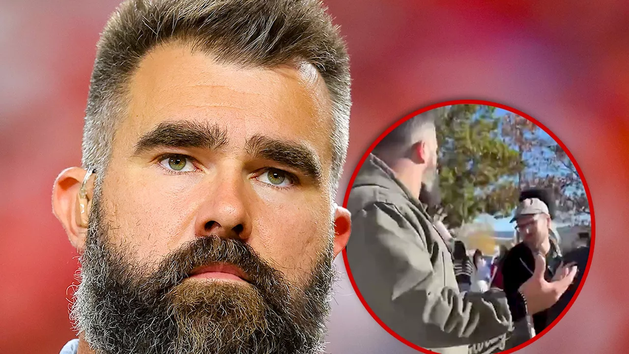 Jason Kelce Smashes Person's Phone After Someone Calls Travis Kelce A Gay Slur