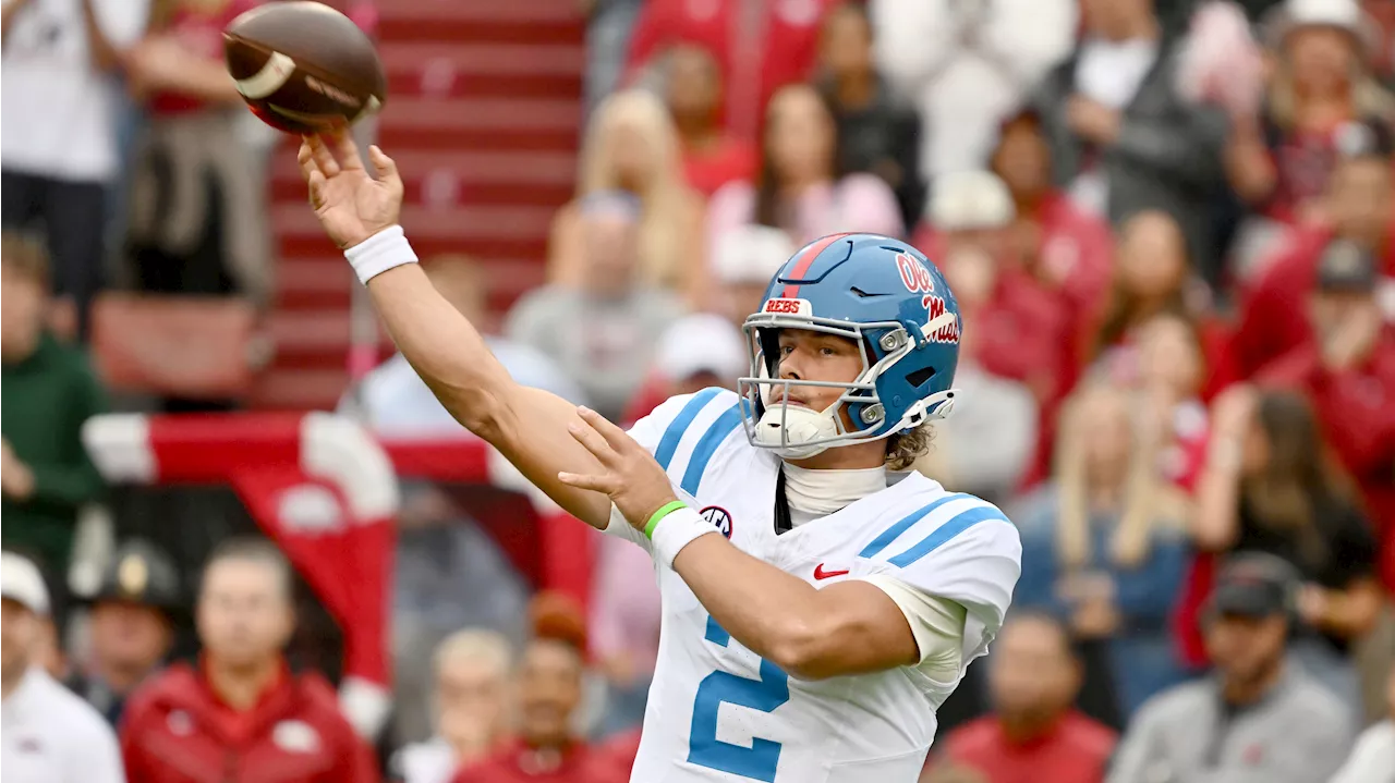 Dart’s six touchdown passes lead No. 19 Ole Miss in win over Arkansas