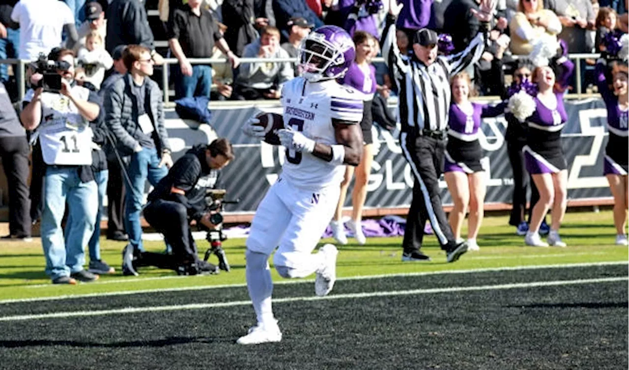 Himon bookends touchdowns to send Northwestern past Purdue in OT