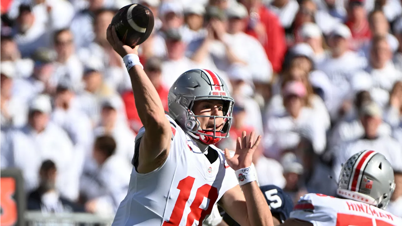 Howard throws for two TDs, No. 4 Ohio State fends off No. 3 Penn State