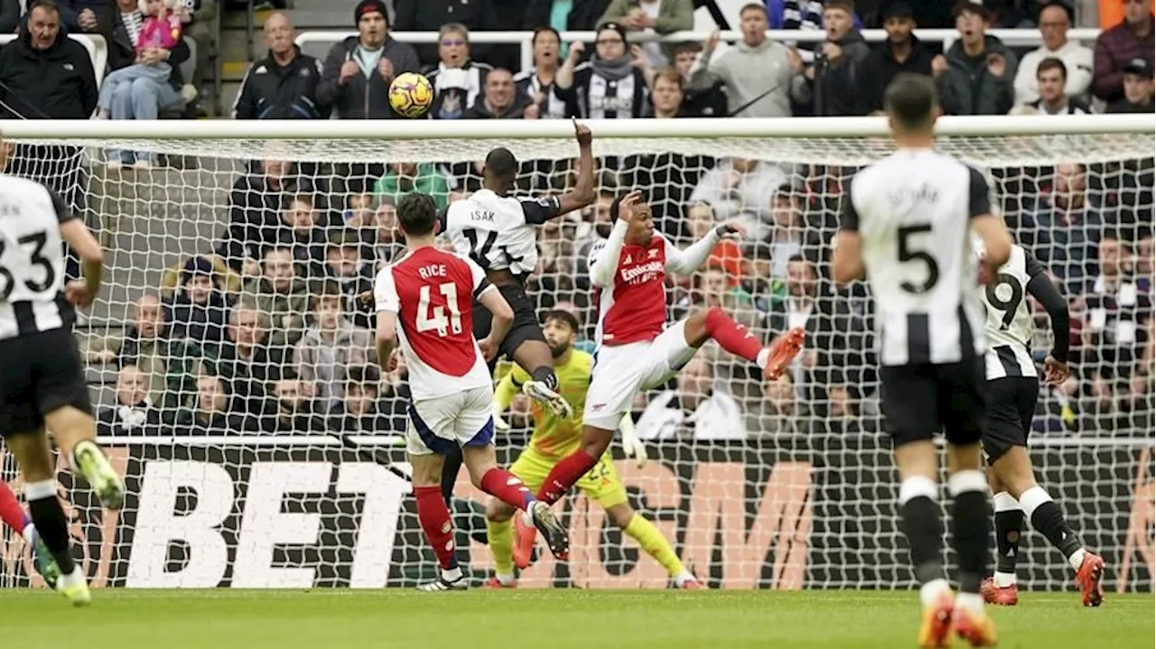 Isak's header sends Newcastle to win over Arsenal in Premier League