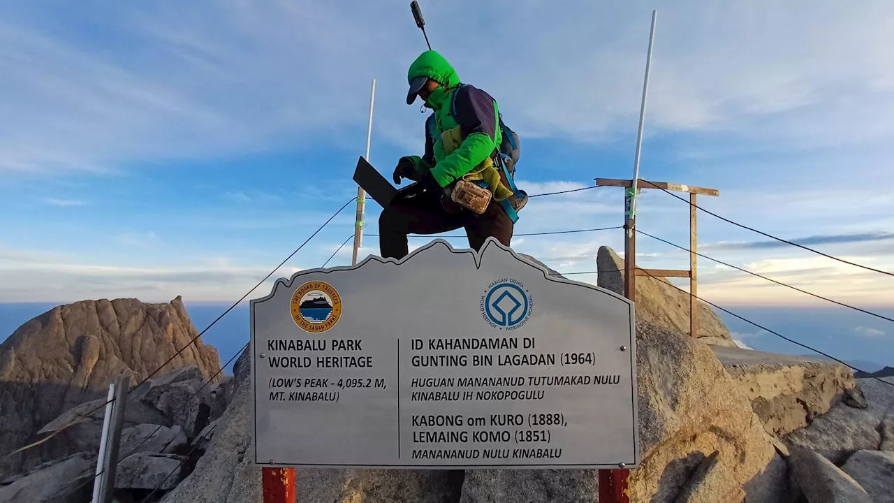 Dua aplikasi mudah alih diterbit dari puncak Gunung Kinabalu