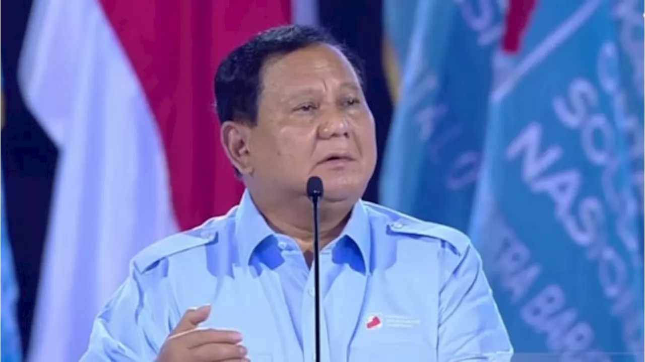 Ingin Wujudkan Pemerintahan Bersih, Prabowo: Tidak Mau Bersama Saya, Minggir!