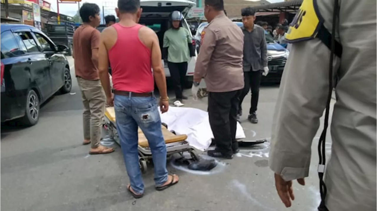 Kecelakaan Maut di Taput, Pemotor Tewas Dilindas Truk Tangki