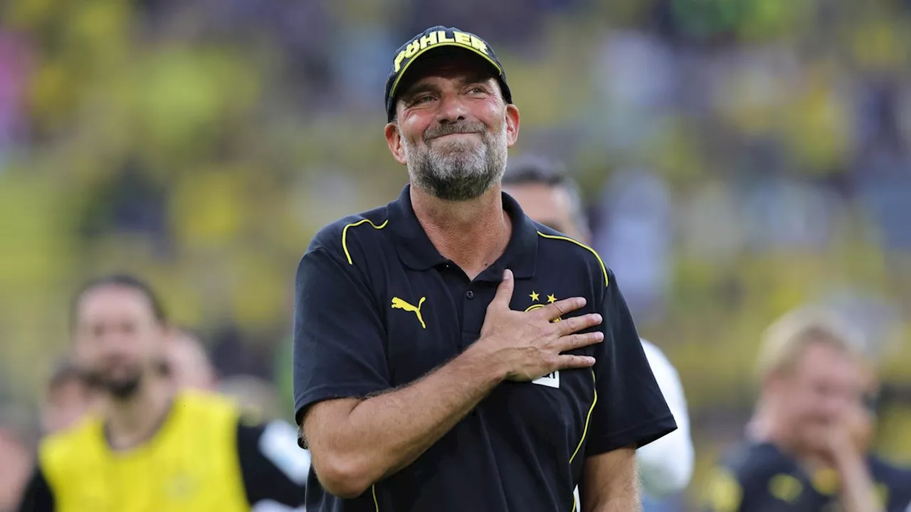 Borussia Dortmund gegen RB Leipzig: Jürgen Klopp verlässt den BVB endgültig