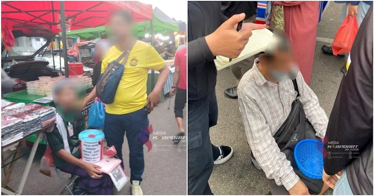 'They've been here over 3 months' - Foreign Beggars at Johor Pasar Malam Make up to RM12,000 a Month