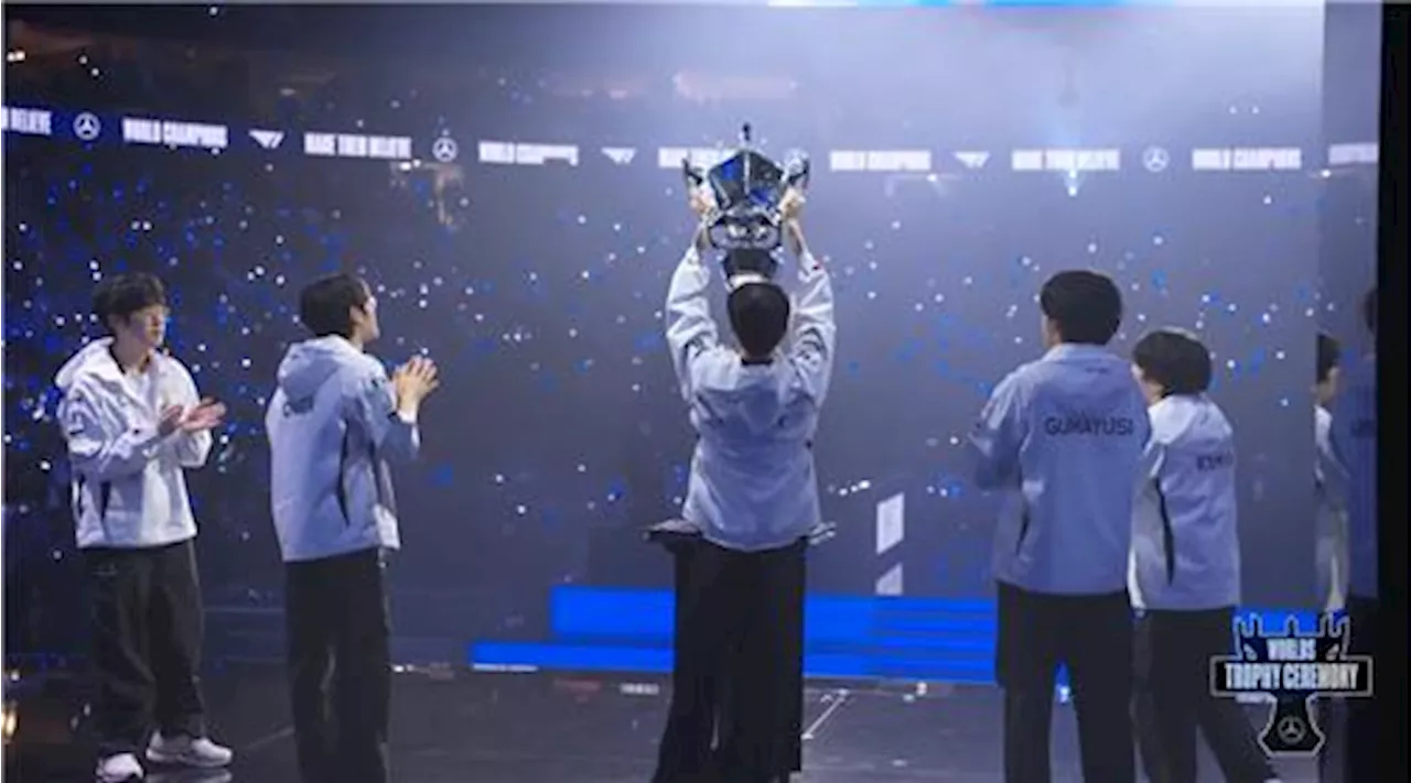 페이커 또다시 빛났다…T1, BLG 꺾고 롤드컵 'V5' 달성(종합)
