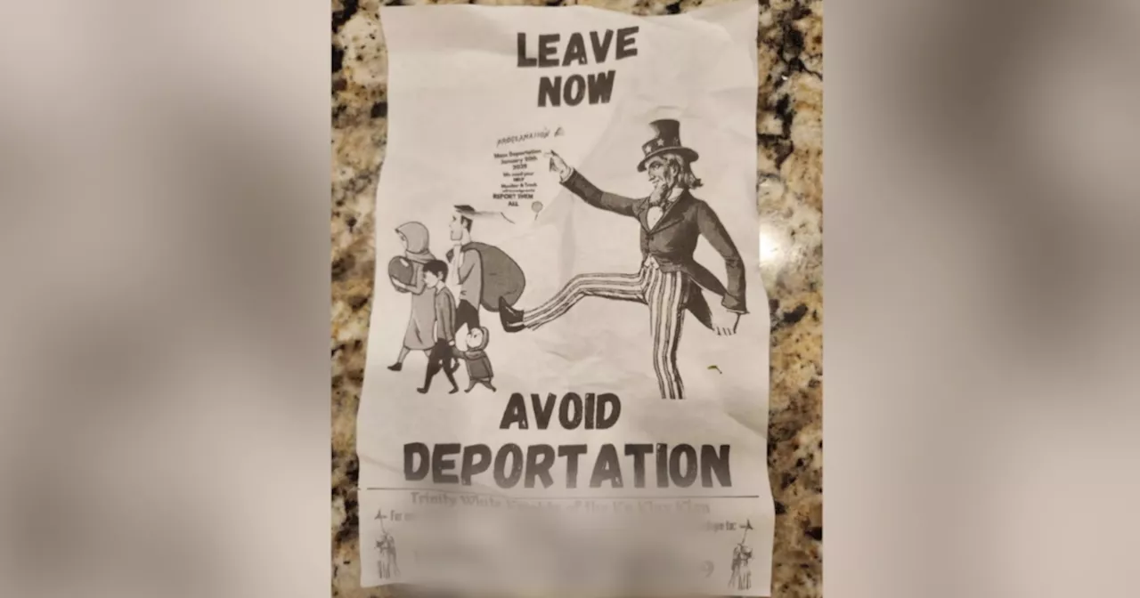 Racist flyers scattered around neighborhoods outside of Indianapolis